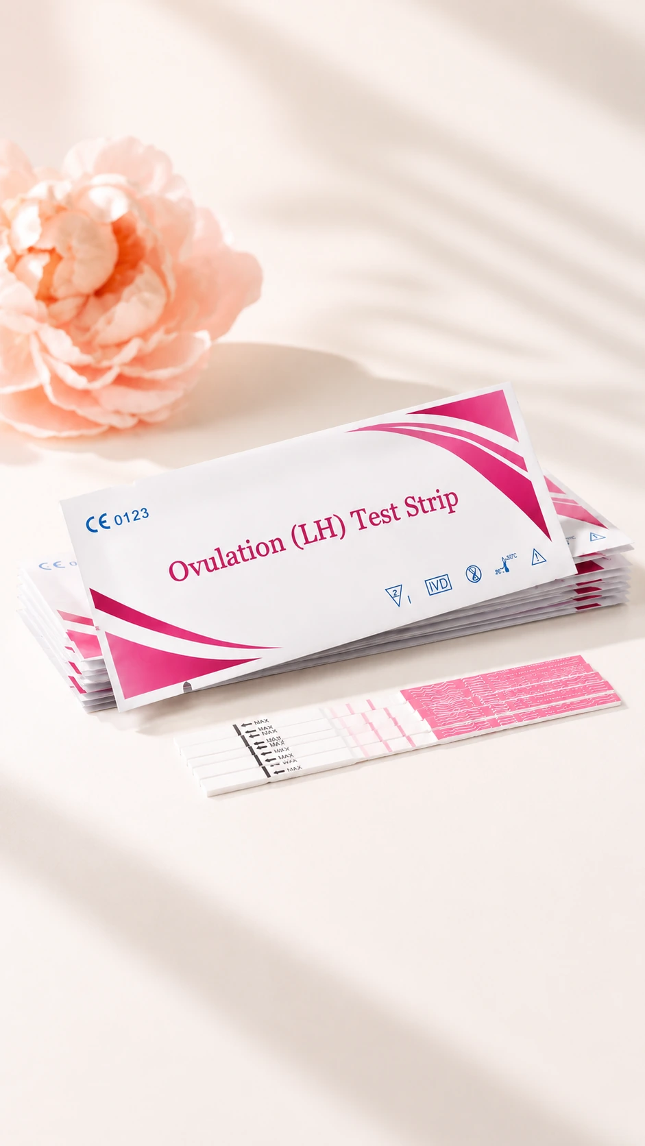 Sachets et bandelettes de test d’ovulation
